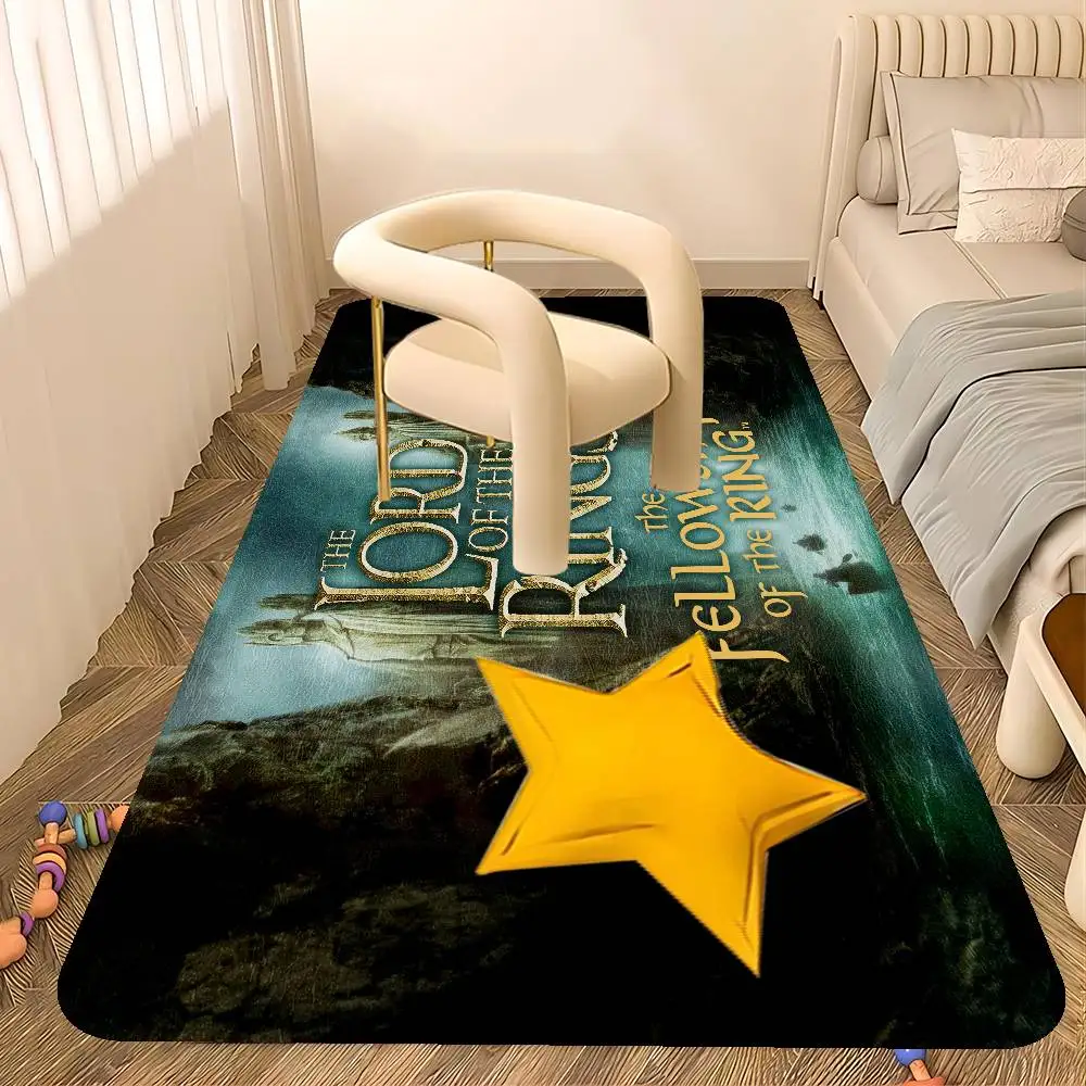 The L-Lord Of The R-Rings Floor Carpet Nordic Style Home Doormat Bathroom-Toilet Mats Bedroom Hotel Decor Mat