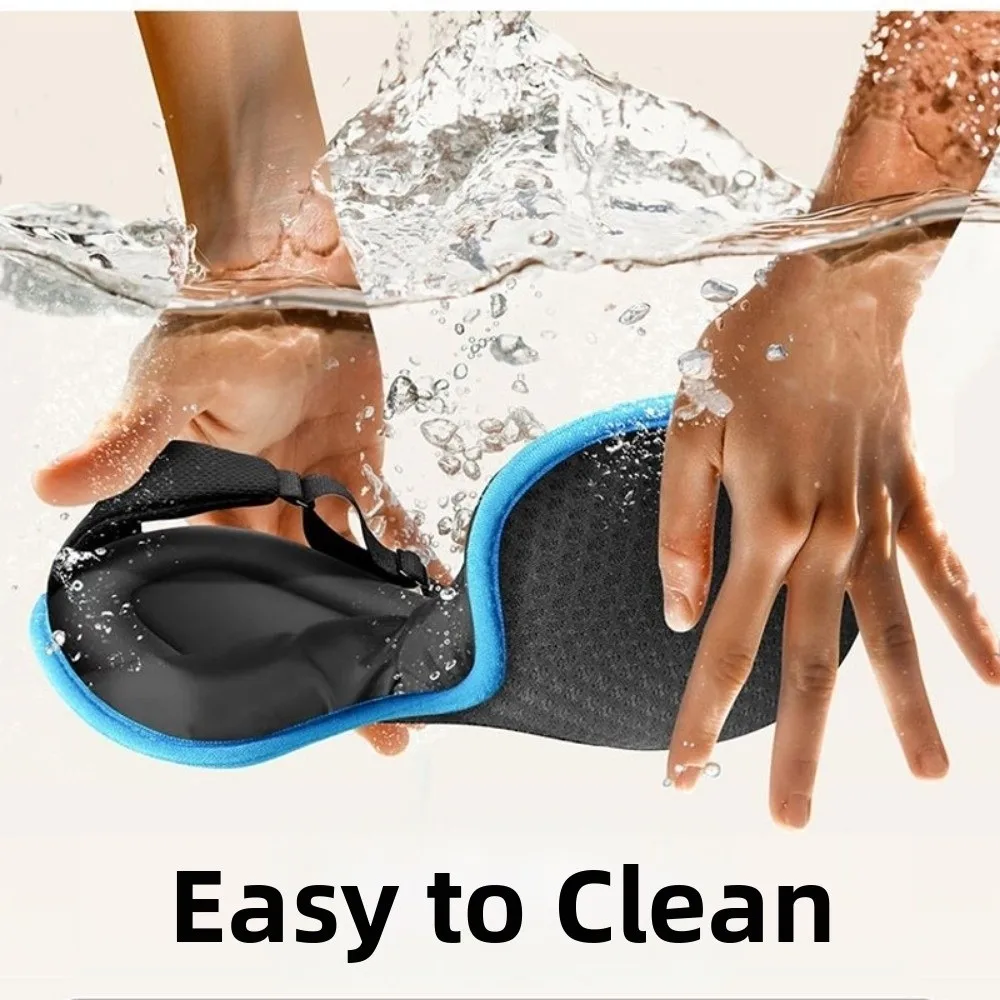 柔らかいパッド入り遮光アイマスク リラックス目隠し 光を遮る 睡眠補助アイパッチ 快適なアイカバー