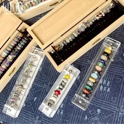Acrylic Transparent Trollbeads Collection Box Bracelet Bead Display Holder Pandora Charms Storage Organizer Travel Carrying Case