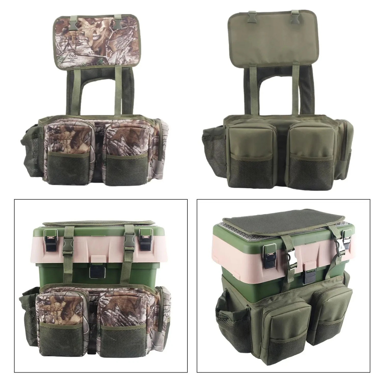 Fishing Seat Box Rucksack Large Capacity Durable Fishing Backpack  Tackle Box  Rock Fishing Platform Fishing Outdoor Gear