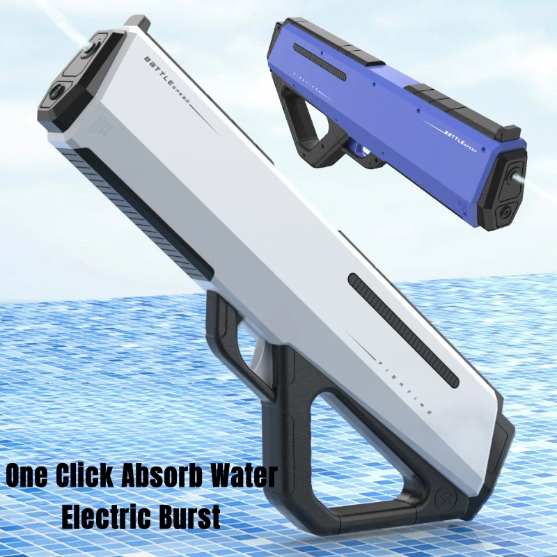 Electric Water Guns for Adults Children Powerful Squirt Automatic Water Suction Water Blasters Summer Outdoor Pool Toys for Kids
