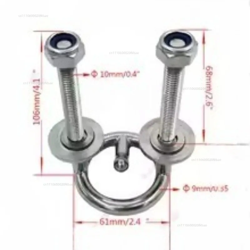 Water Ski Ring Traction 316 Stainless Steel Paddle Ring Yacht Marine Hardware