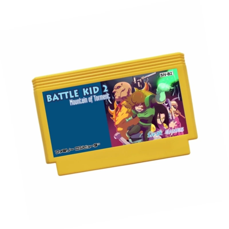 Battle Kid 2 Mountain of Torment 60 Pins Retro Game Cartridge for FC Console 8 Bit Video Game Card