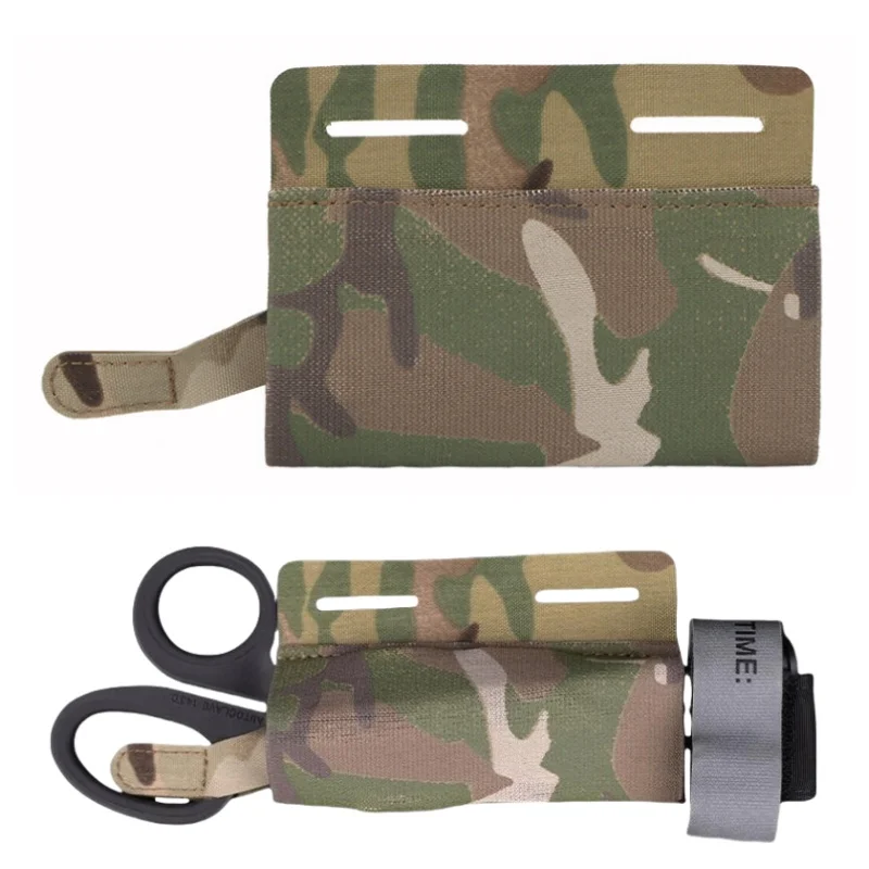 Compact MOLLE First Aid Pouch | EDC Organizer | Outdoor Emergency Kit Accessory Holder