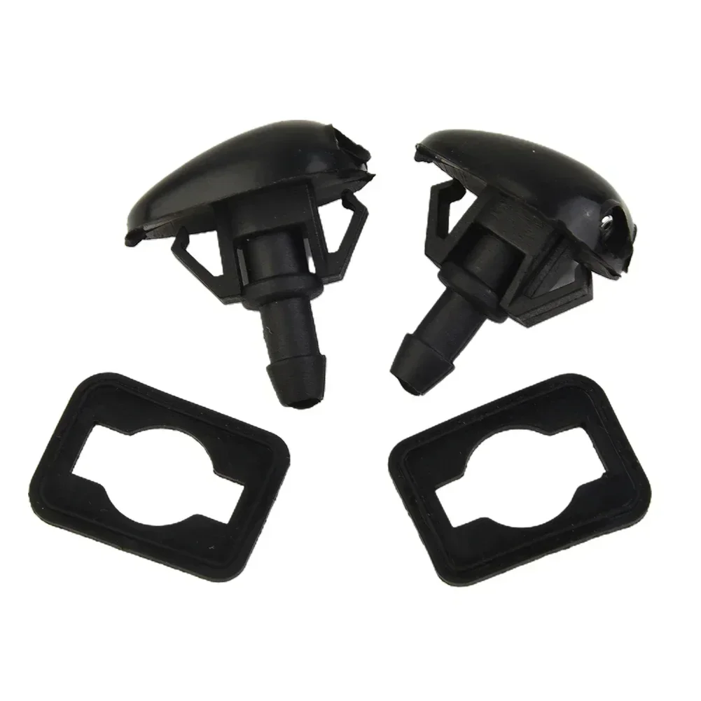 2pcs Windshield Washer Nozzles Front Windscreen Washer Nozzle For Nissan Navara D22 D40 Pickup Silvia S14/15 Car Accessories