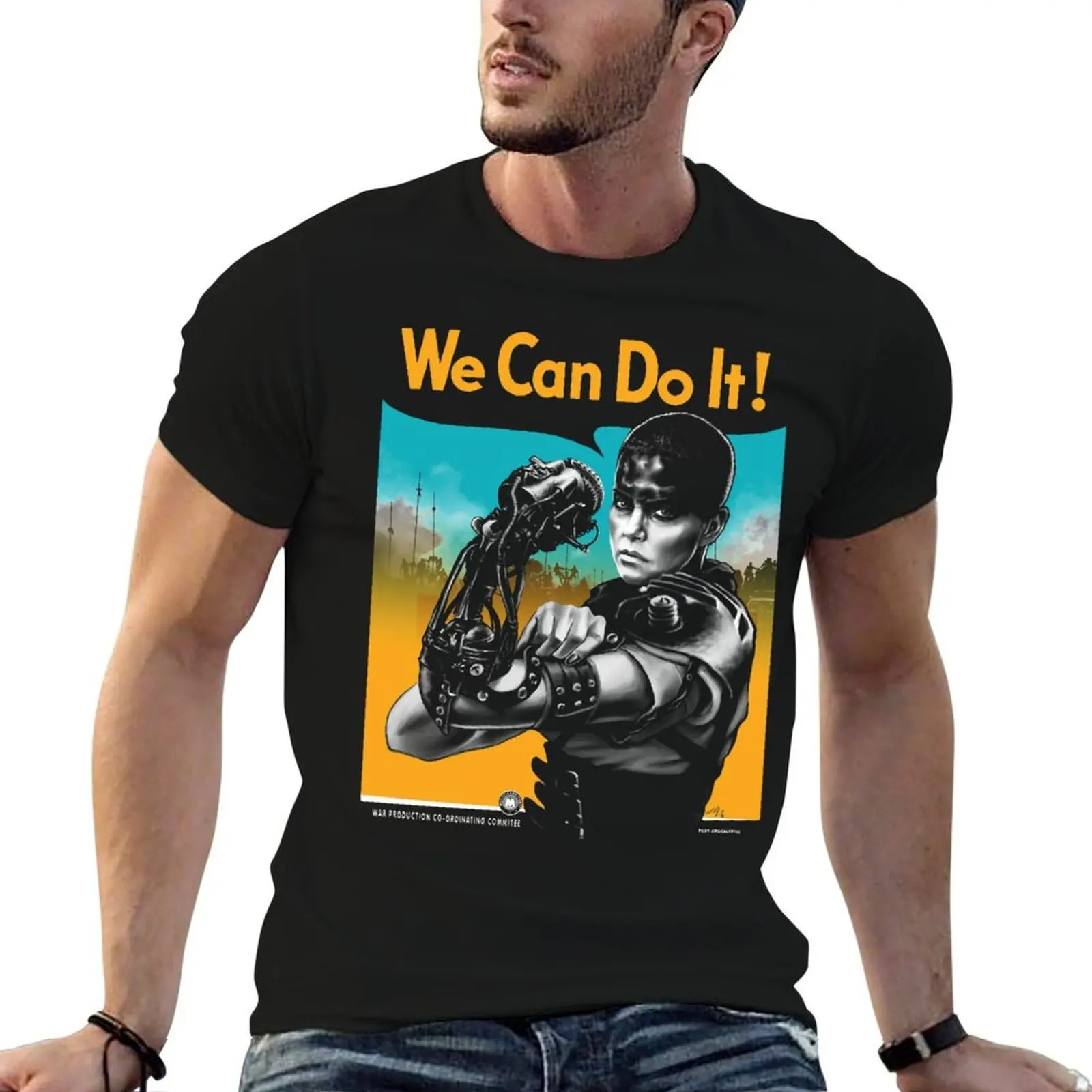 We Can Do It (Furiously) T-Shirt t shirt for man t shirts cotton 100% man t shirts for men casual T-shirt