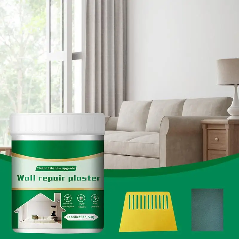 Wall Repair Paste Multipurpose Drywall Fast Drying Repair Kit User Friendly Drywall Repair Tool Wall Repair Kit With Scraper For