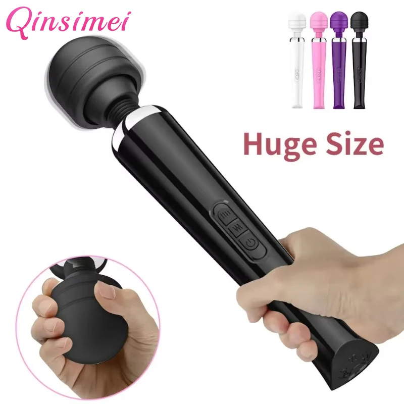 عصا سحرية كبيرة قوية هزاز ألعاب جنسية للنساء جهاز استمناء البظر محفز G-بقعة دسار هزاز AV ألعاب جنسية للبالغين #1