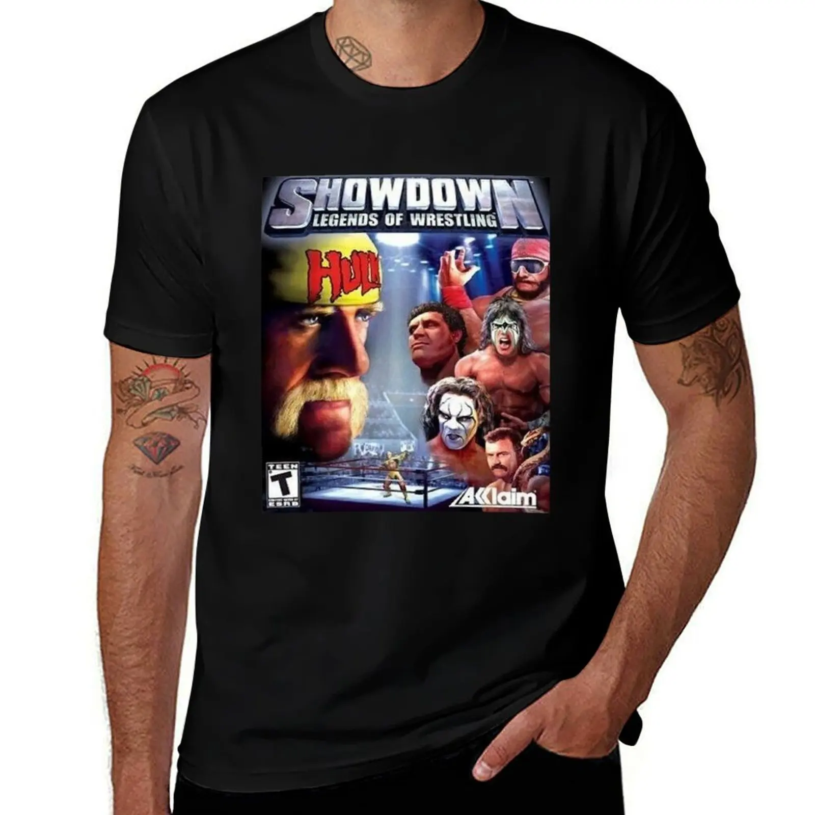 

Showdown Legends Of Wrestling T-Shirt t shirts for man pack cotton T-Shirt