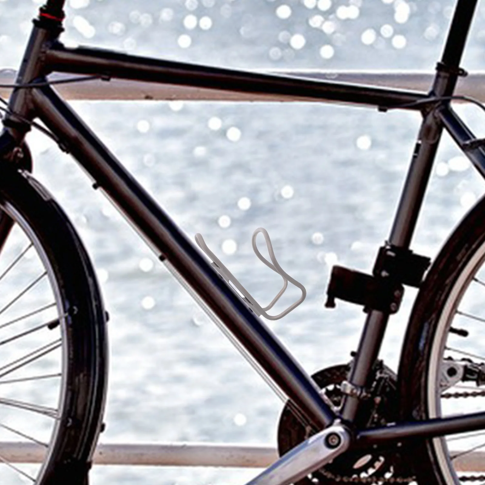 

Bicycle Water Bottle Cage Titanium Alloy Lightweight Mountain Bike Cup Holder Rack For Road Bikes Cycling Accessories