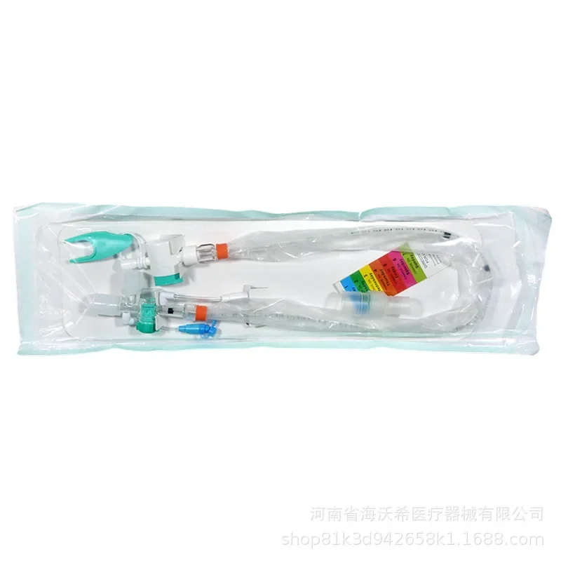 

Disposable closed sputum suction catheter Medical sputum suction tube Infant adult negative pressure adjustable closed sputum