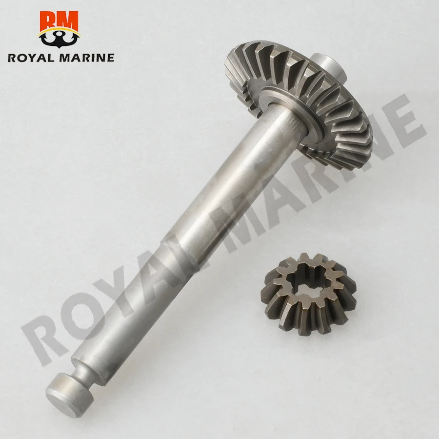 

646-45560-00 Forward Gear Assy With the Propeller Shaft 646-45551-00 Pinion For Yamaha Outboard Motor 2T 2HP 2A Seapro 646-45560