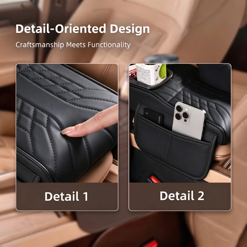 Car Armrest Box Cover Double S - Car Seat Cover ulasan dan harga