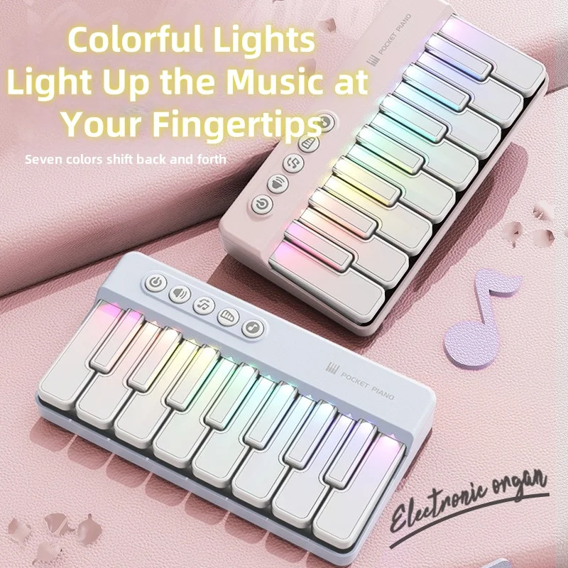 

Детский Радужный электронный орган, освещение, музыкальное пианино, многофункциональные музыкальные игрушки для раннего образования для младенцев