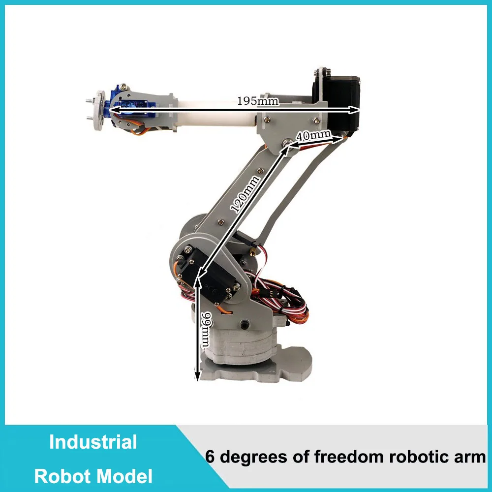 ABB IRB4400 산업용 로봇 스케일 모델 교육 및 실험을위한 6DOF 로봇 암 6 축 데스크탑 로봇 암