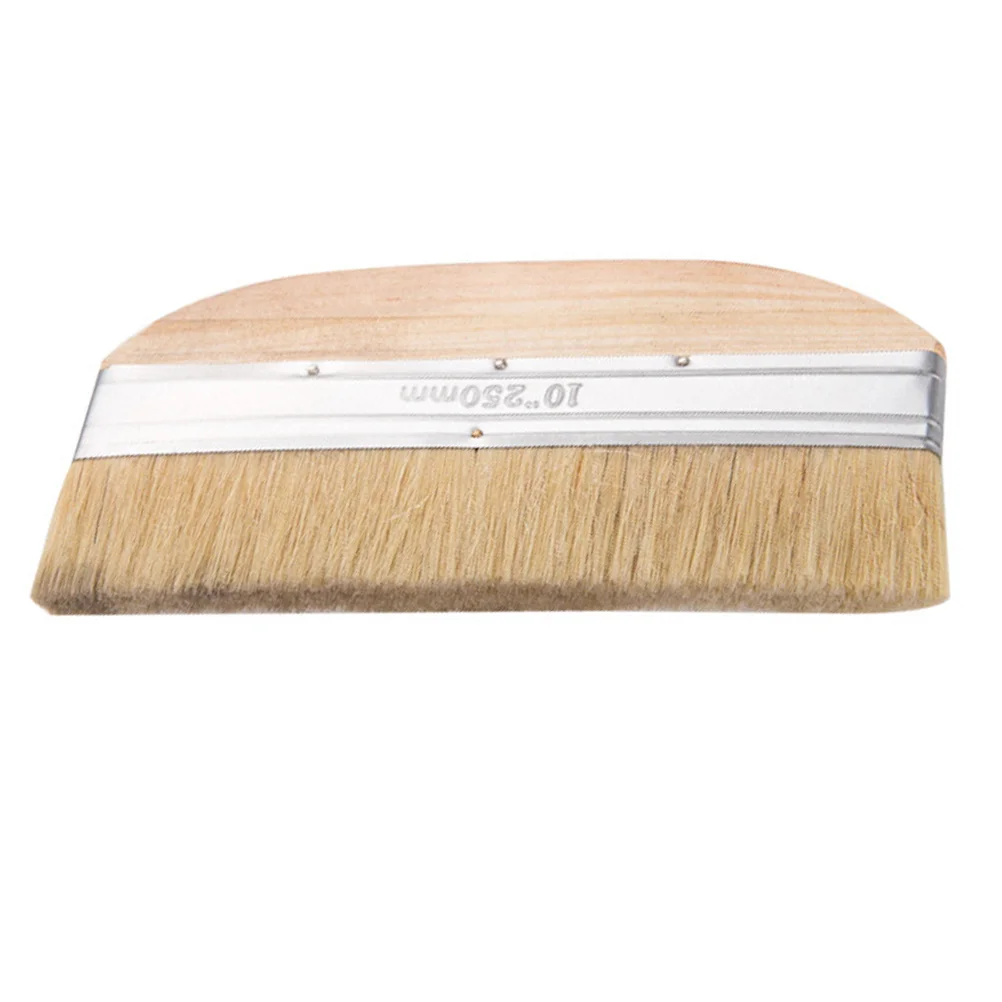 Bristle Brush Multi functional Paint Furniture Fitment Wood Handle High Toughness Soft Bristles Galvanized Iron