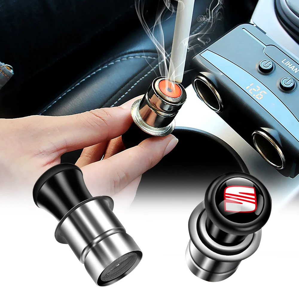 Car Cigarette Lighter Portable Cigar Lighter Adapter For Seat Cupra FR Racing Ibiza Leon E-racer Ateca Exeo Altea Toledo Tarraco