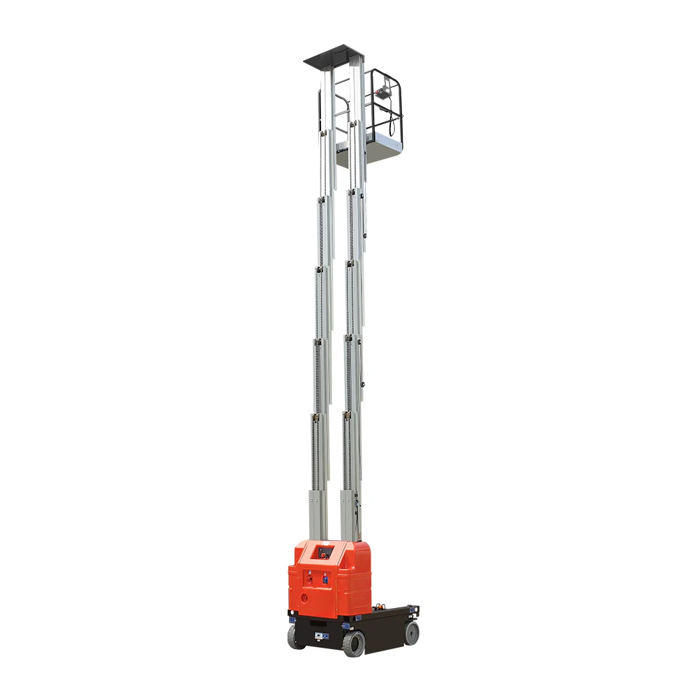 CE Certified Aluminum Mast Emergency Descent Vertical Lift Stainless Steel Mast