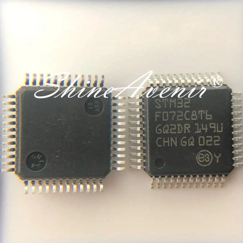 10PCS STM32F072C8T6 STM32F072CBT6 STM32F100C8T6B STM32F103C8T6 STM32F103CBT6 STM32F302CBT6 LQFP-48 New Original