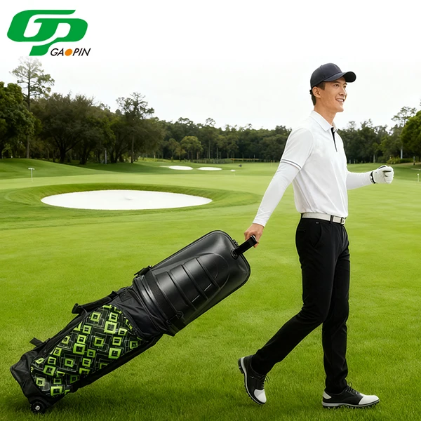 

Складная водонепроницаемая сумка для гольфа с жестким корпусом, бесшумные колеса, блокировка паролем, сверхмощный АБС-пластик для гольф-клуба, авиатранспорт