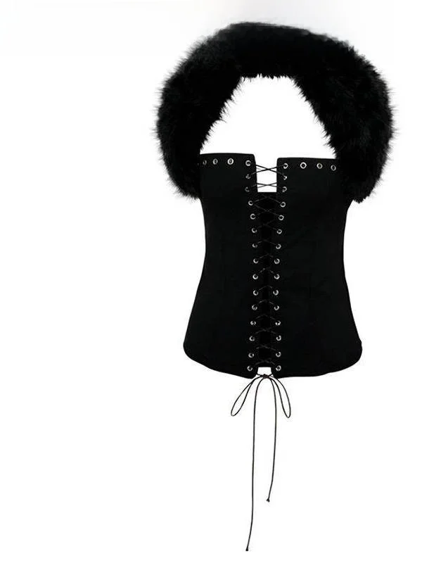 Women's Fur Collar Cardigan Svel Belted Casual Slim Fit Dr Other Sle for Other Season Other Material Conents