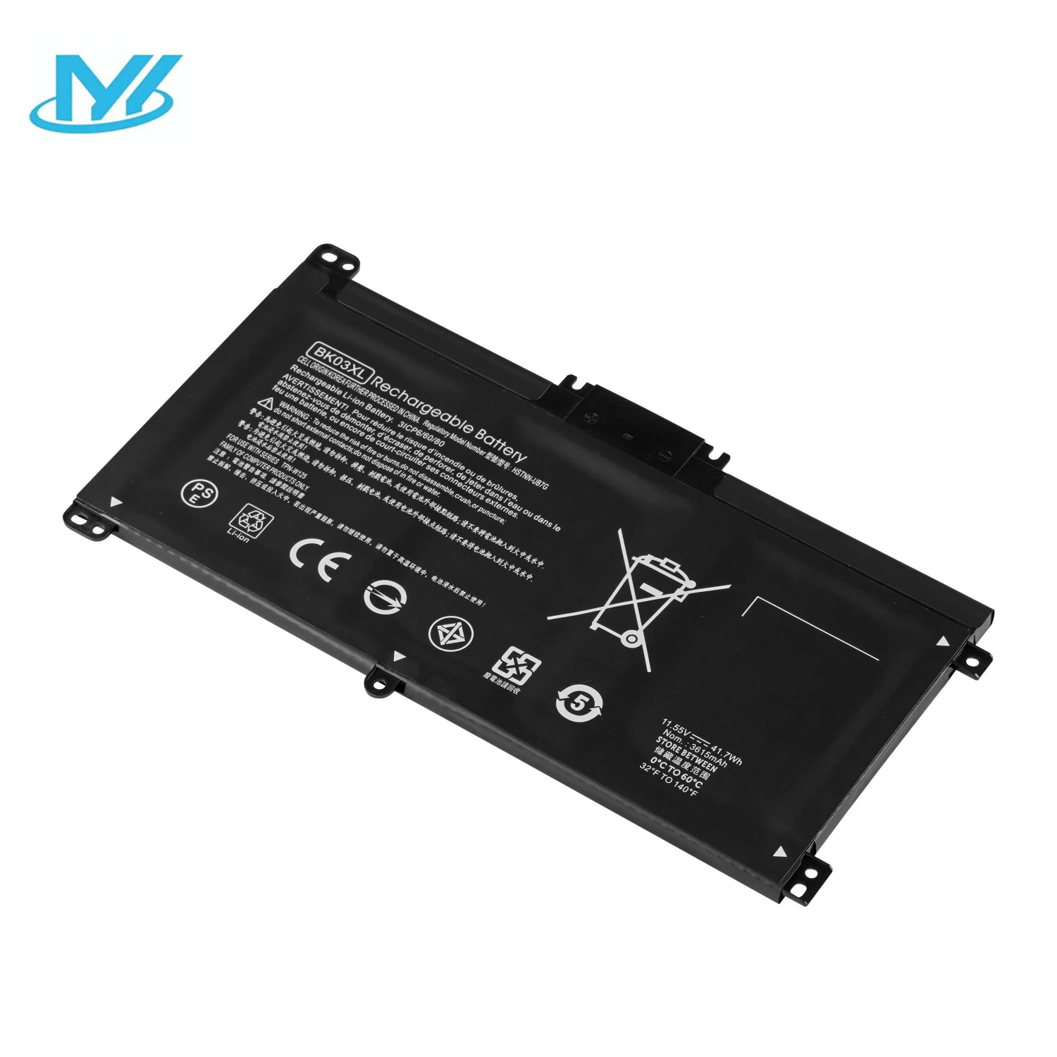 

laptop battery BK03XL lithium iron phosphate battery 11.55V 3615mAh Battery for HP Pavilion x360 14 14-ba000 14m-ba000 series