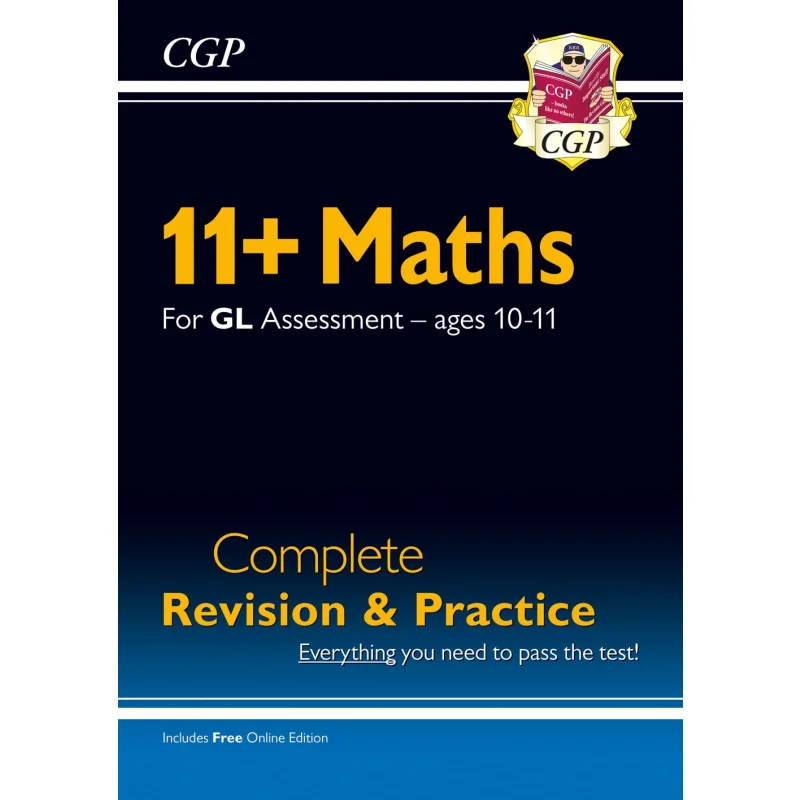 

11 GL Math Complete Revision и практика в возрасте 1011 с онлайн-изданиями Книги CGP 9781789086003