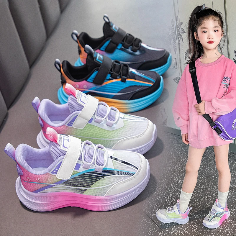 

Four Seasons Children's Sneakers Outdoor Comfortable Kids Boys Walking Running Shoes Lightweight Anti-slip Sneakers