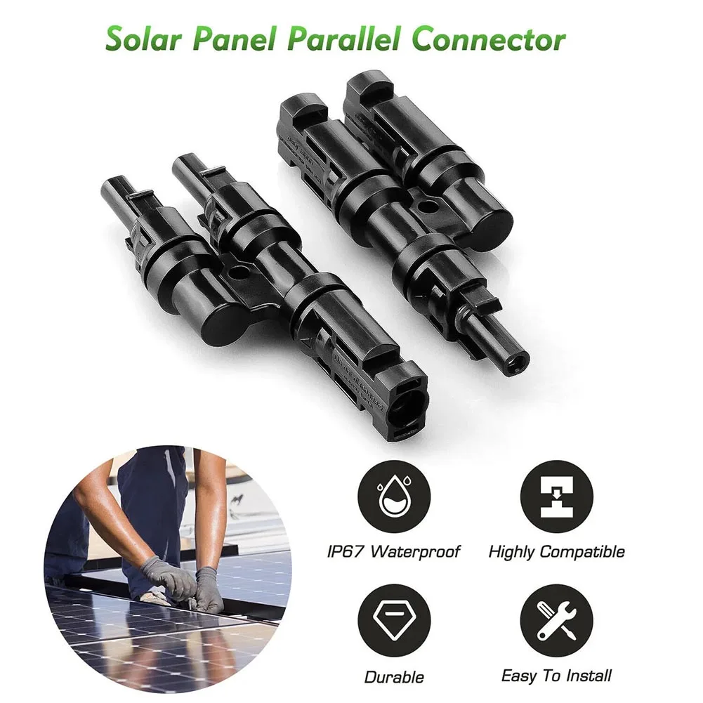 Solar Panel Y Branch Cable Connection Adapter Connector Extension For Solar Panel Systems Guaranteeing Optimal Performance