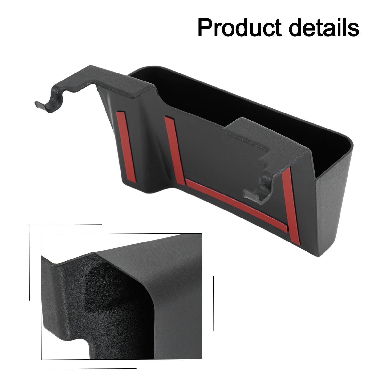 

Органайзер для хранения в подлокотнике с держателем для телефона для Jeep Wrangler JK, центральная консоль, АБС-пластик, для интерьера автомобиля