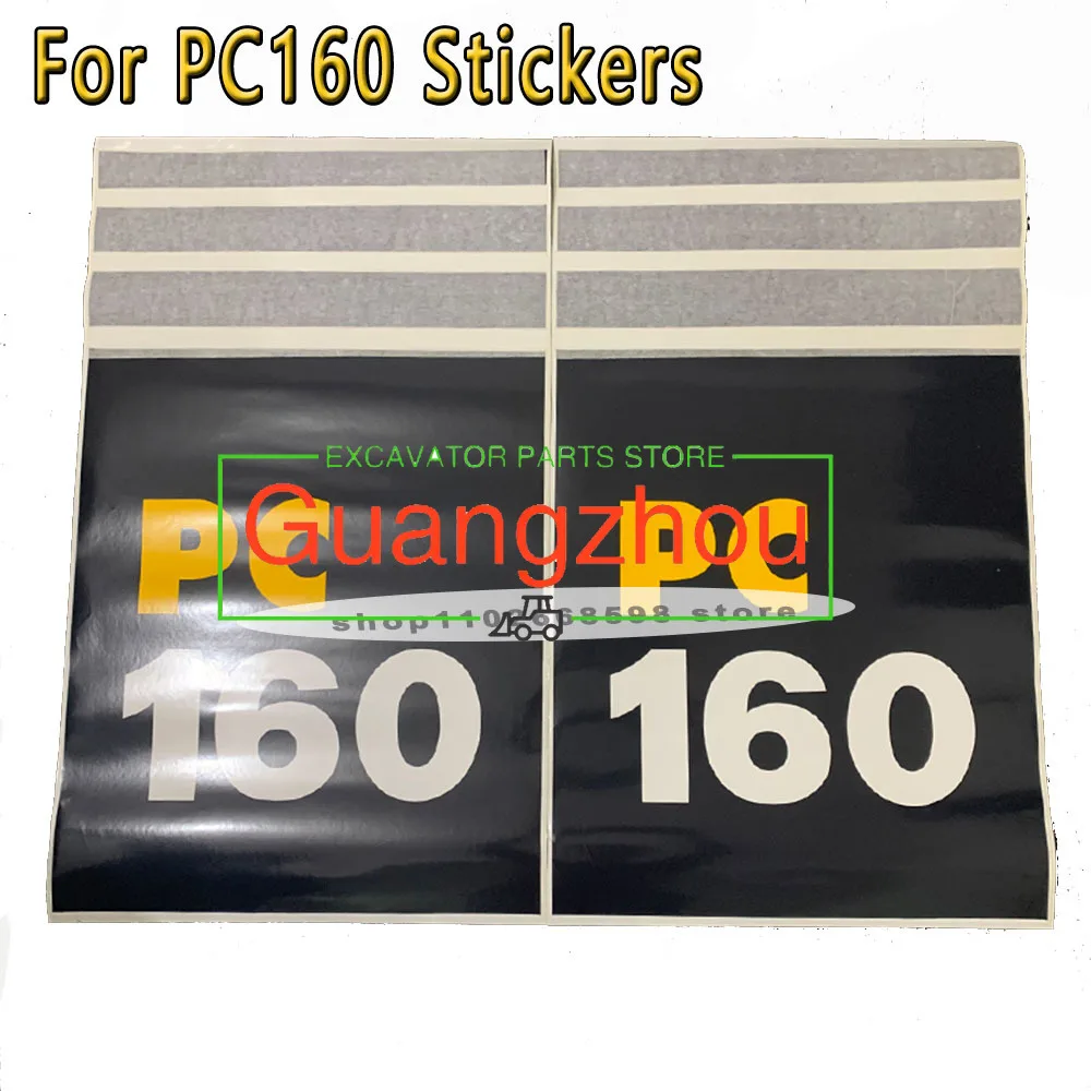 High Quality Excavator Supplies for Komatsu Stickers Excavator Custom Stickers PC200-7 PC240-7 PC270-7 PC130-7 PC160-7 PC360-7