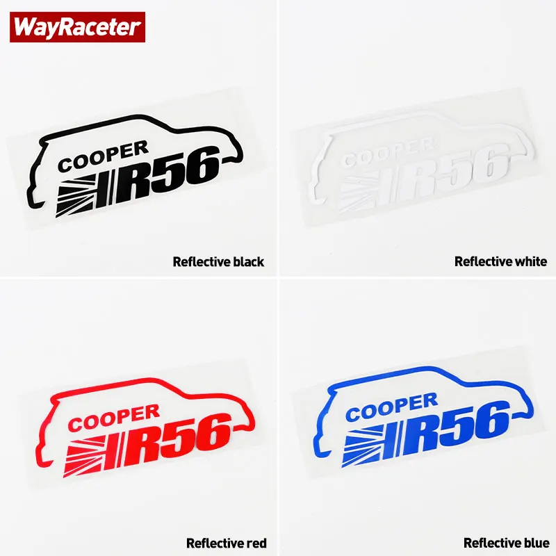 Reflective Union Jack Cooper Window Fender Trunk Bumper Sticker For MINI JCW R56 F56 R57 F57 F55 R50 R52 R53 R60 F60 F54 R55 R58