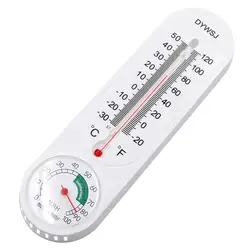 Indoor Temperature Humidity Meter Wall-mounted Pointer Humidity Meter Thermometer For Household Greenhouse