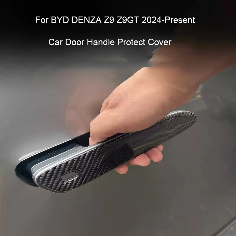 

4pcs Car ABS Door Handle Cover Anti Scratch Waterproof Durable For BYD DENZA Z9 Z9GT 2024-PresentAuto Exterior Protect Accessory