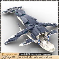 541Pcs Moc Giant Marine Organisms Tulkun Model Building Blocks DIY Tech Custom Puzzle Christmas & Birthday Gifts for Children