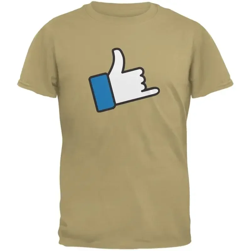 Shaka Like Hand Tan Adult T Shirt