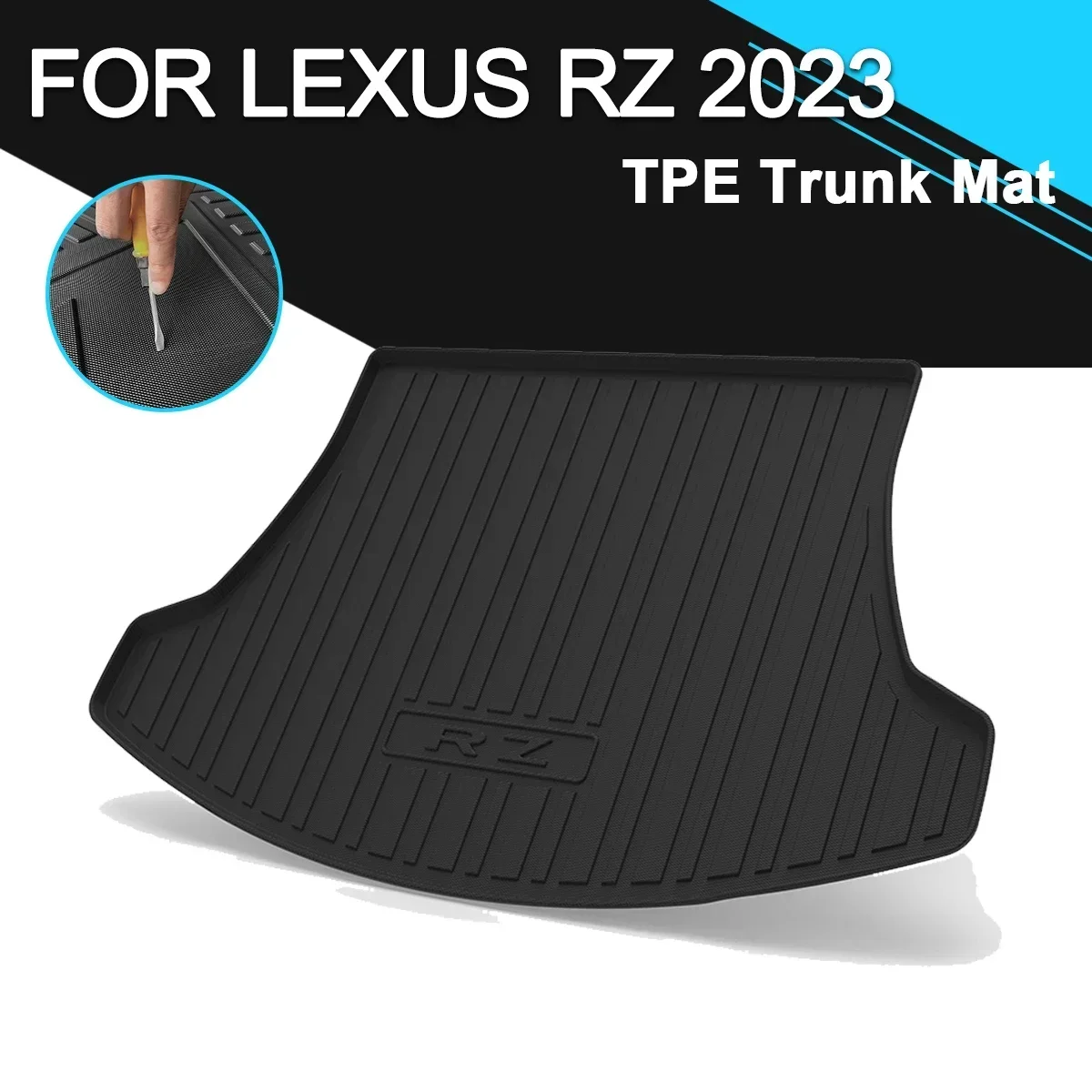 

Car Rear Trunk Cover Mat Non-Slip Waterproof Rubber TPE Cargo Liner Accessories For LEXUS RZ RX RC NX UX ES IS CT