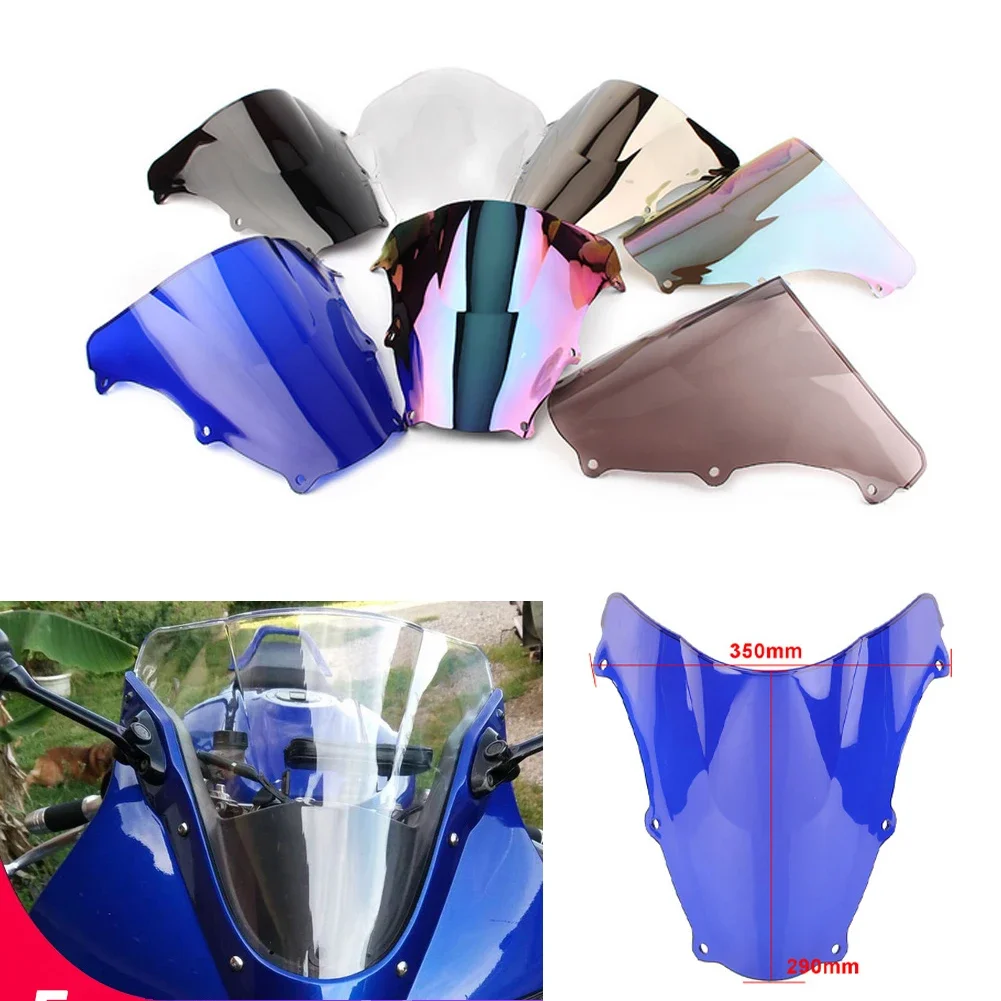 Motorcycle Windshield Double Bubble WindScreen Visor Fairing Deflector For Suzuki SV650 SV650S SV 650 2003-2012 SV1000 SV1000S