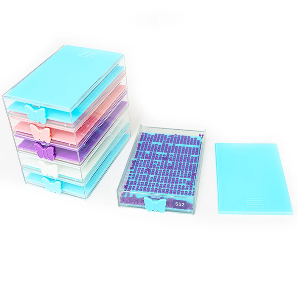 Diamond Painting Accessories Trays with Lids Diamond Art Storage and Diamond Art Trays, Bead Storage & Line-Up view 6