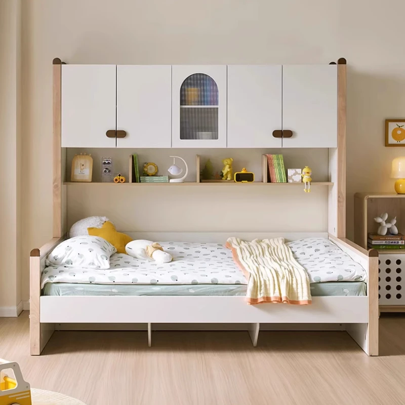 

Drawer Storage Cabinet Modern Minimalist Multi Functional Storage Bed Bedroom Boys And Girls Solid Wood Frame Single 1.2m Bed