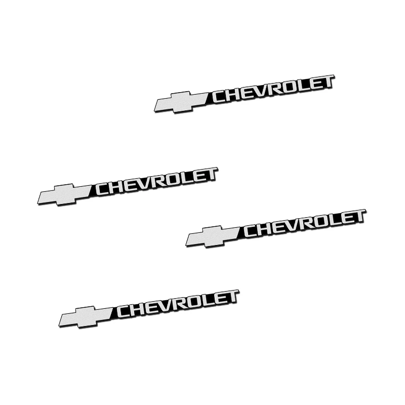 4pcs car audio decorate 3D Aluminum Badge Emblem Sticker For Chevrolet Cruze Aveo Captiva Lacetti accessories