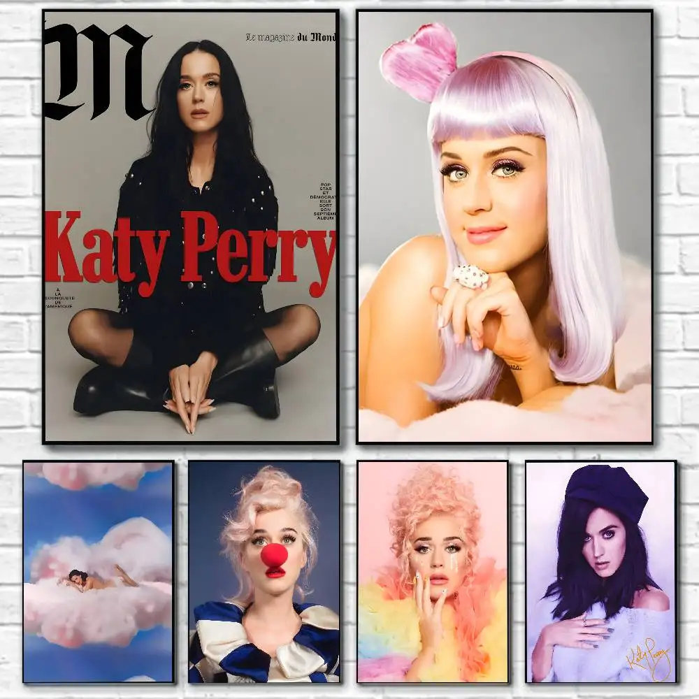 K-Katy Perry Poster Pintura em tela pôster com impressões Casa quarto sala de estar decoração presente