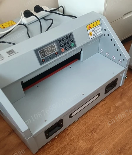 New E330S Desktop electric paper cutter CNC automatic paper cutting tender trimming office heavy automatic cutting machine 120w