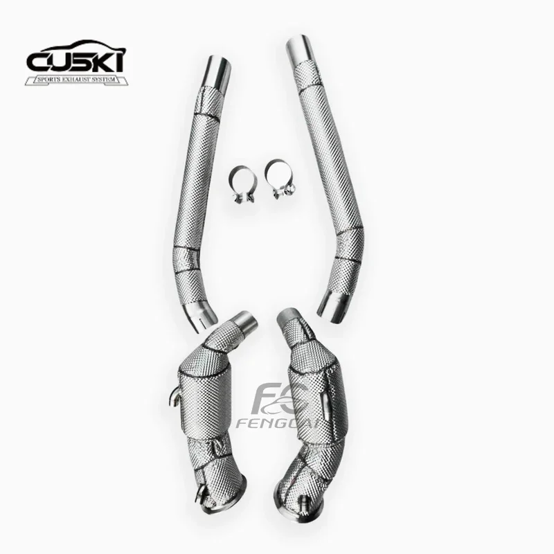 

Выхлопная труба с теплозащитным экраном, подходящая для выхлопной системы Ferrari Purosangue FUV, аксессуары для выхлопной системы