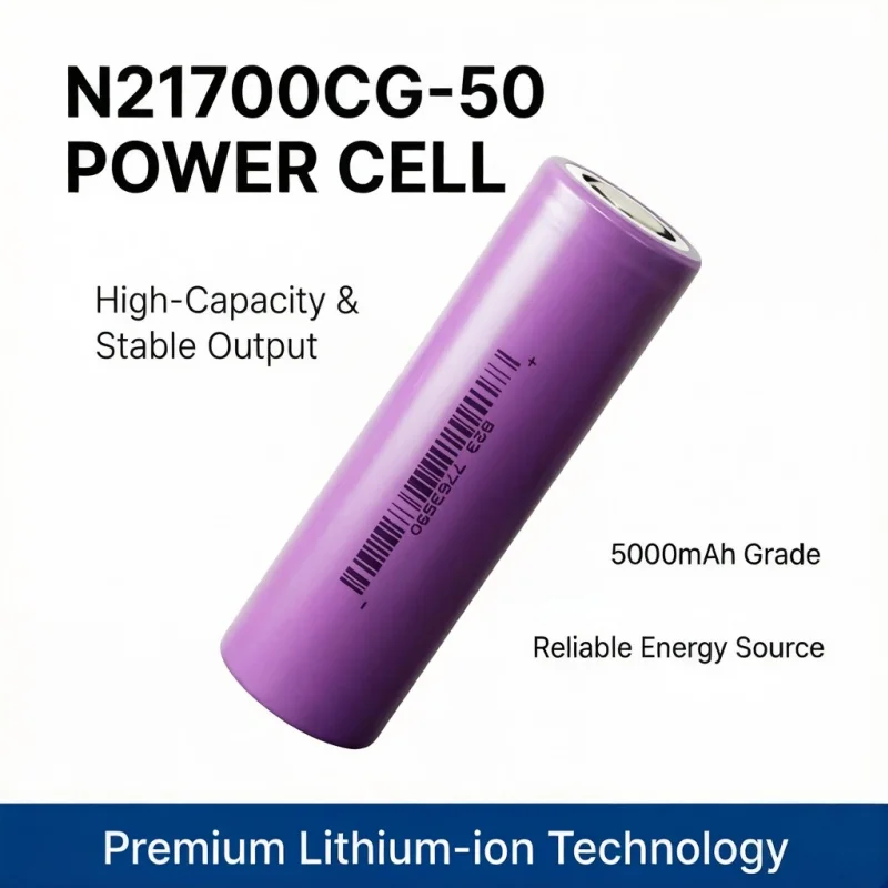 N21700CG-50 cylindrical lithium battery 5000mAh medium rate cell compatible with two wheeled scooter battery pack assembly