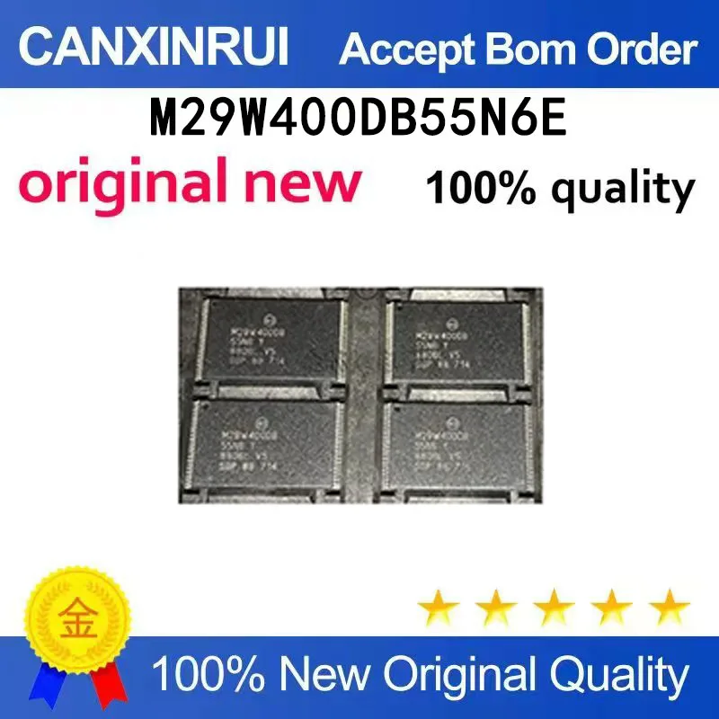 (5pcs-100pcs)New Surface Mount M29W400DB55N6E TSOP-48 NOR Flash Memory Storage IC Chip