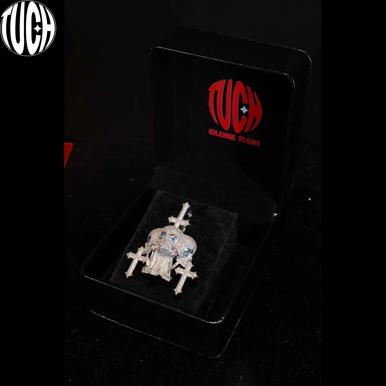 

TUCH Europe 925 Sterling Silver Accessories Rebel Gift for Women Pendant Skull Skeleton Winter & Summer New Fashion Jewelry