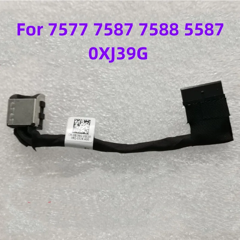 Asli untuk 7577 7587 7588 5587 Laptop Power Head DC-IN kabel listrik 0XJ39G