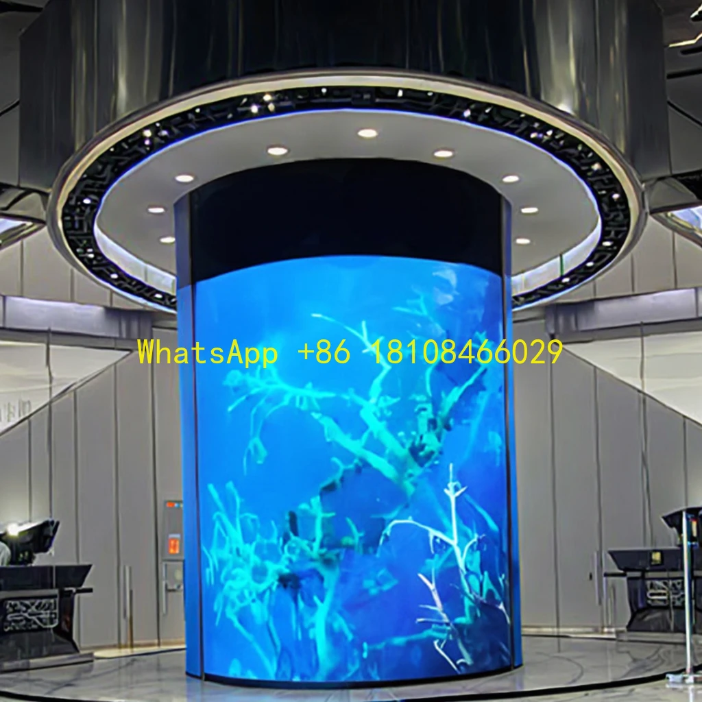 High-quality Waterproof LED Flexible Dome Screen Strips, Displaying Brand Logos and Company Promotional Screens