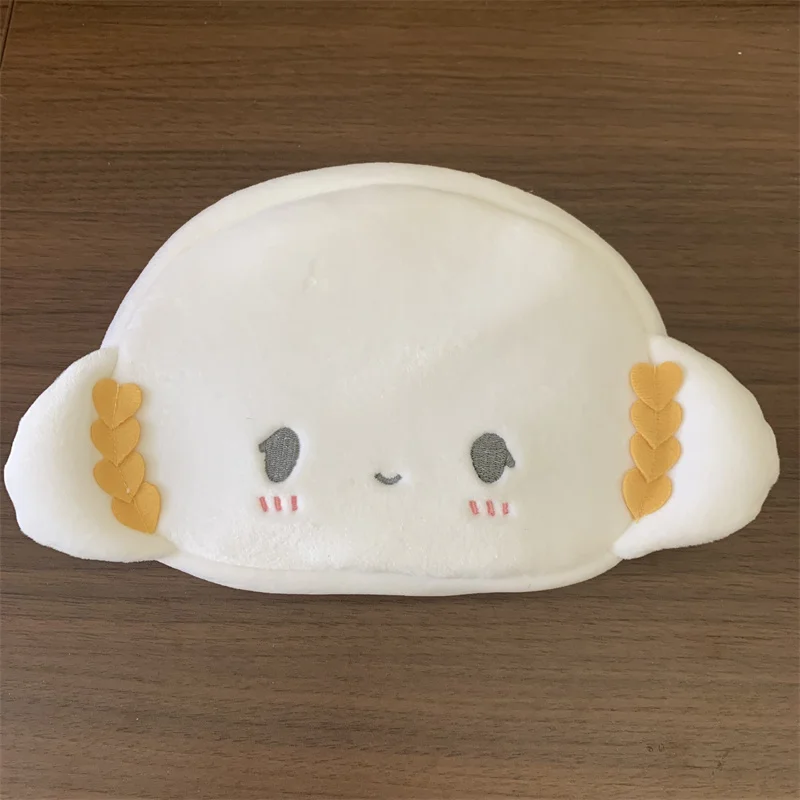 Cogimyun Plush Makeup Bag Organizer Storage Anime Cloud Face Kawaii Cute Travel Cosmetic Bag Pouch Toiletry Bag Beauty Case